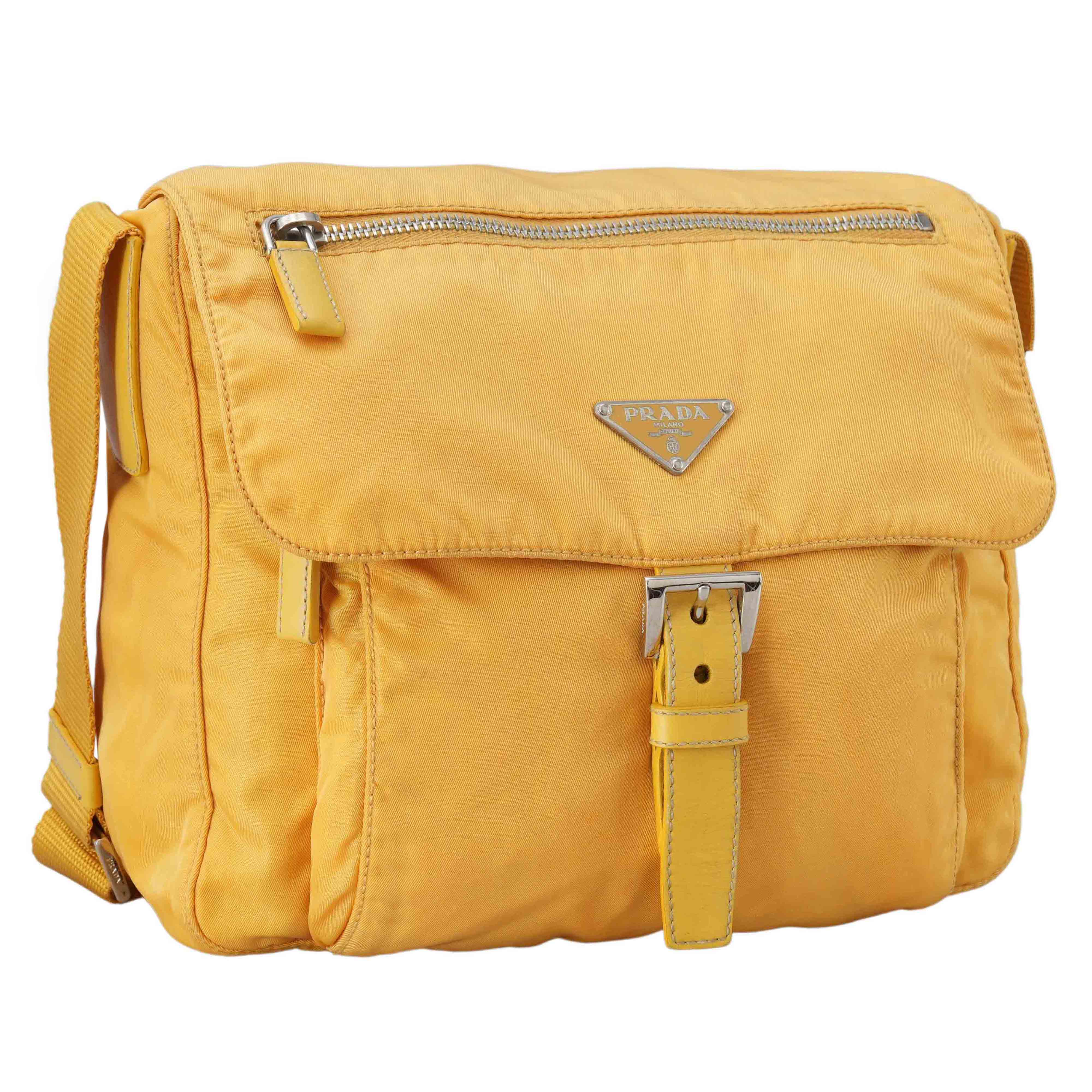 PRADA(USED)프라다 패브릭 숄더백